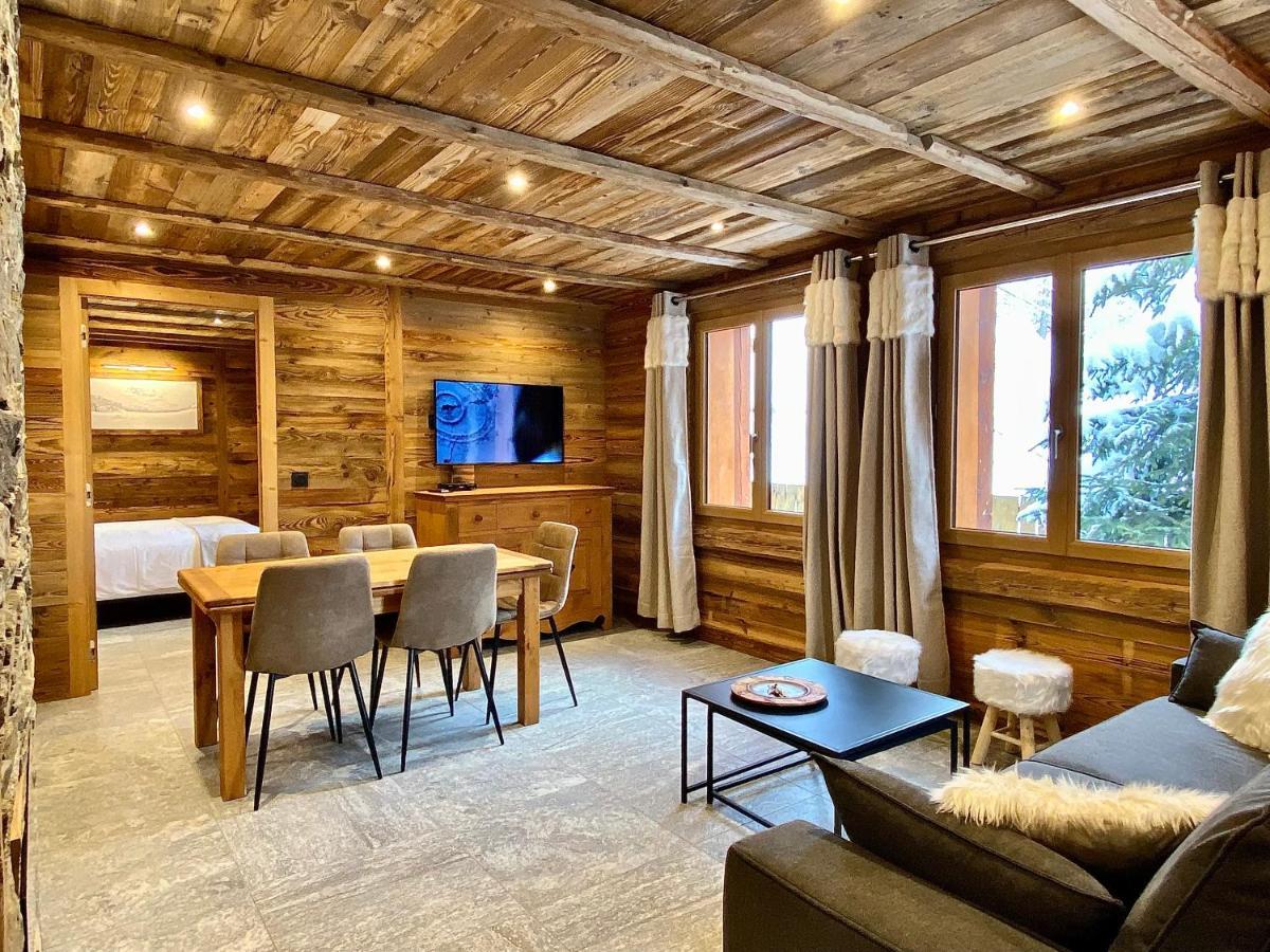 Chalet Les Cocales Residence Sejour Et Nuitees B&B - Appartement Pin Cembro Bessans Exterior foto