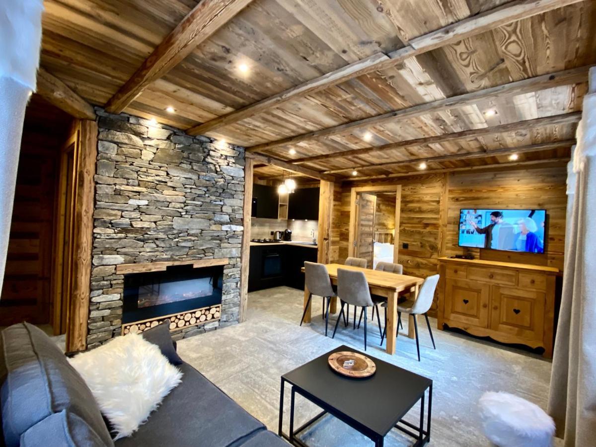 Chalet Les Cocales Residence Sejour Et Nuitees B&B - Appartement Pin Cembro Bessans Exterior foto
