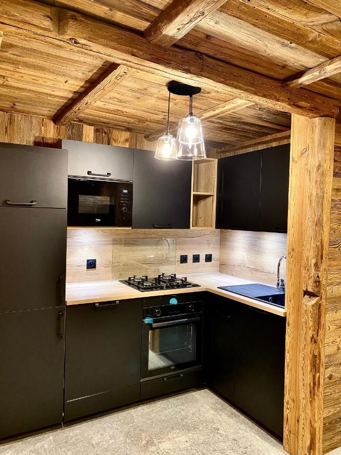Chalet Les Cocales Residence Sejour Et Nuitees B&B - Appartement Pin Cembro Bessans Exterior foto